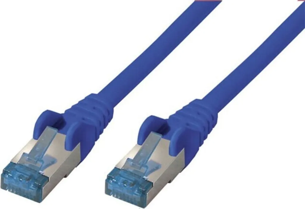 Cavo Rete S-Conn Cat6a S/FTP 0.5m Blu | Certificato per Ufficio 75711-0,5B