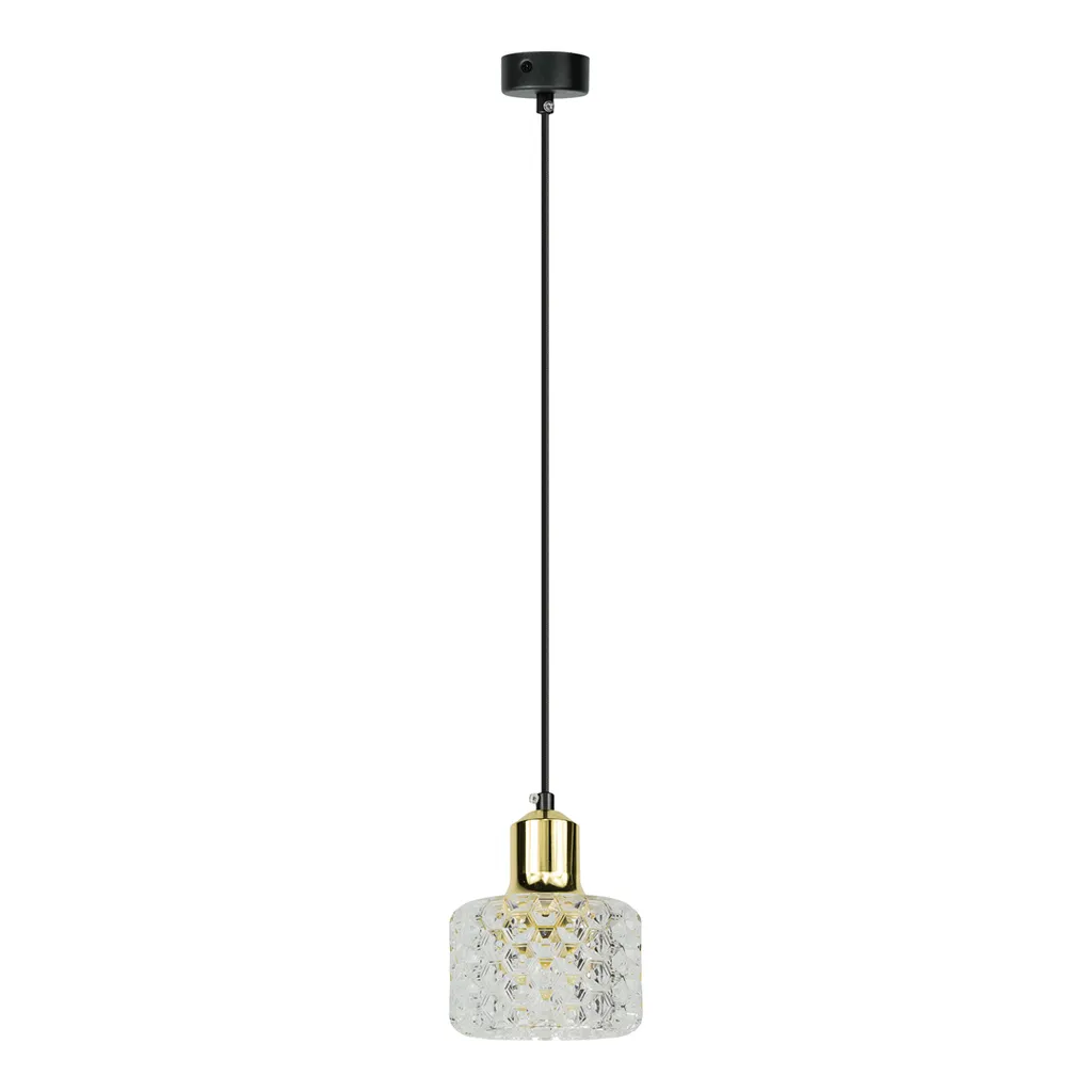Suspension Lumi Milagro Noir et Or : Éclairez votre Intérieur de Luxe