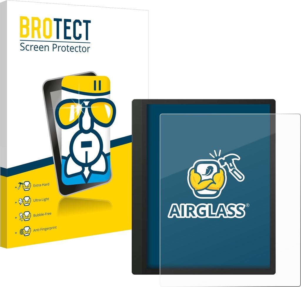 BROTECT Schutzglas für Boox Tab Ultra C Schutzfolie Panzer Folie Glas Display Schutz klar