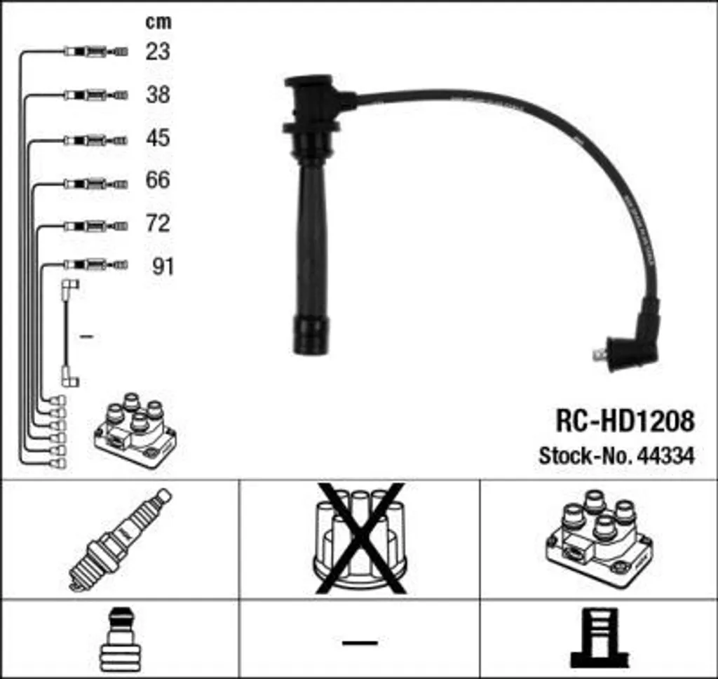 Miglior Prezzo Set Cavi Accensione NGK 44334 Hyundai Santa Fé SM