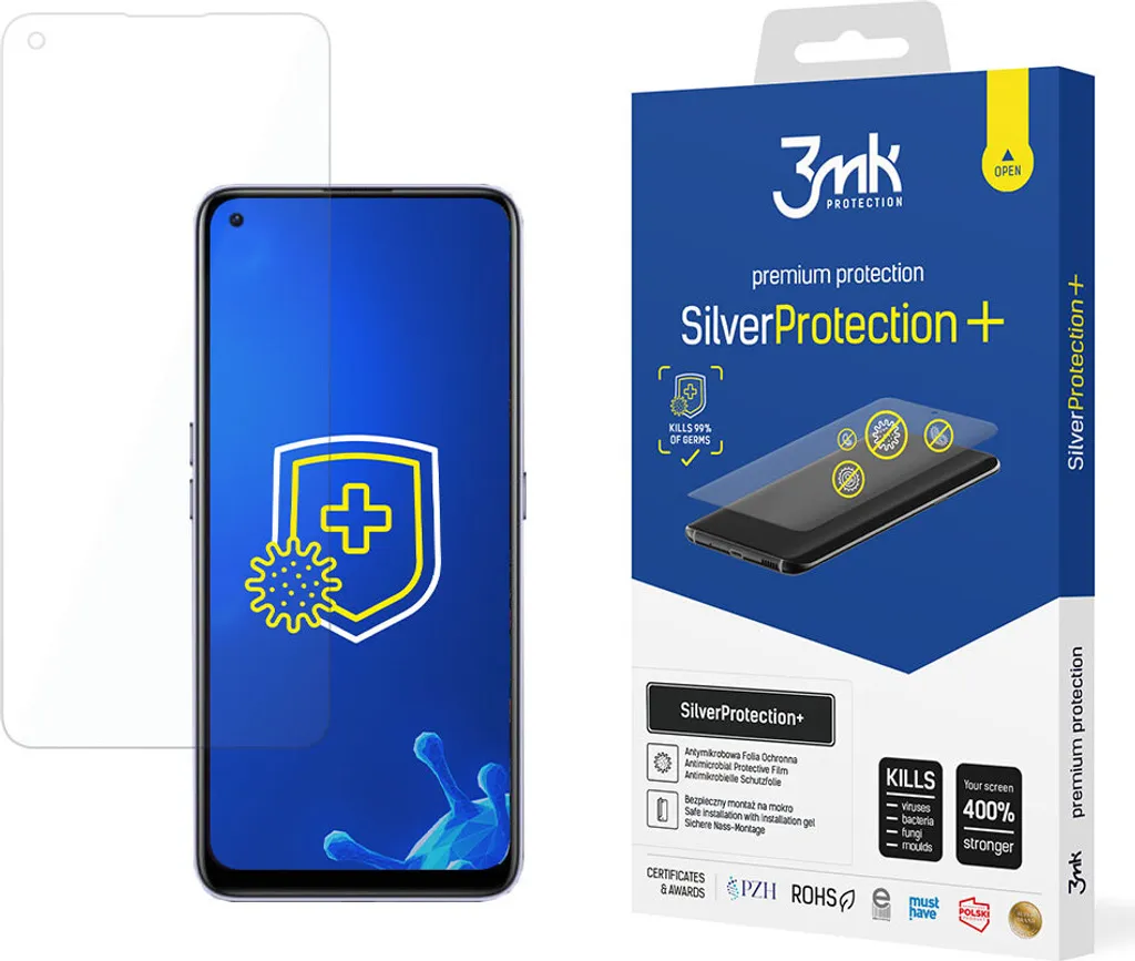 Protezione Invisibile Realme X7 5G 3Mk SilverProtection+ Elegance