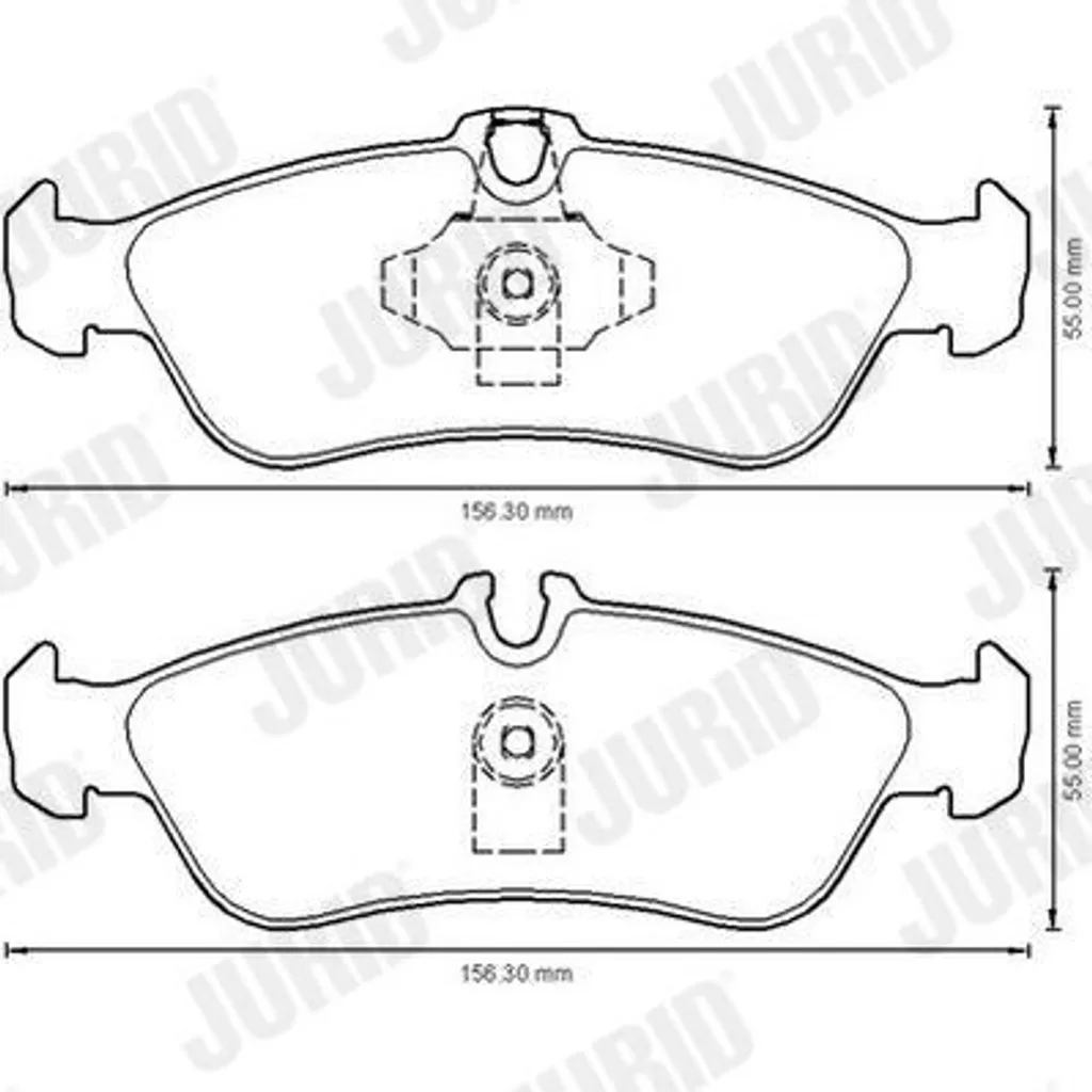 Plaquettes frein JURID haute résistance Mercedes Sprinter 2-T Classic
