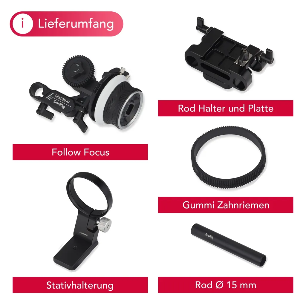 Kit Objectifs Cinéma Samyang pour Sony E : Ensemble Vidéo Professionnel - 13