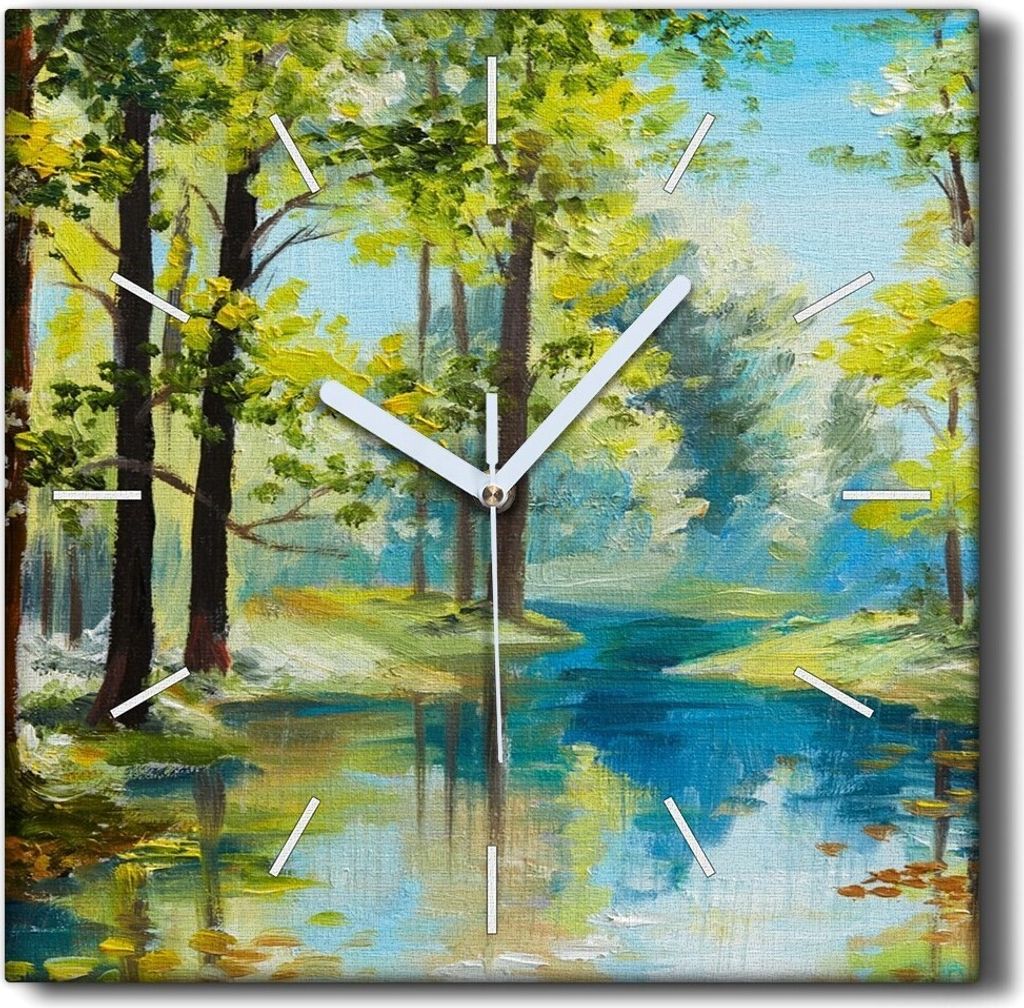 Coloray Hodiny Unikátní 30x30 cm  Tiché hodiny Pro obývací Produktbild 