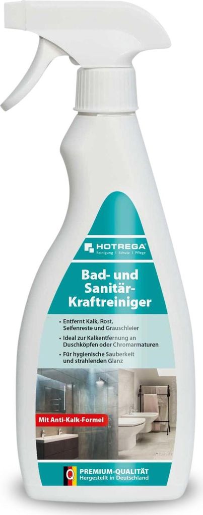 HOTREGA Bad und Sanitär Kraftreiniger 500 ml Sprühflasche