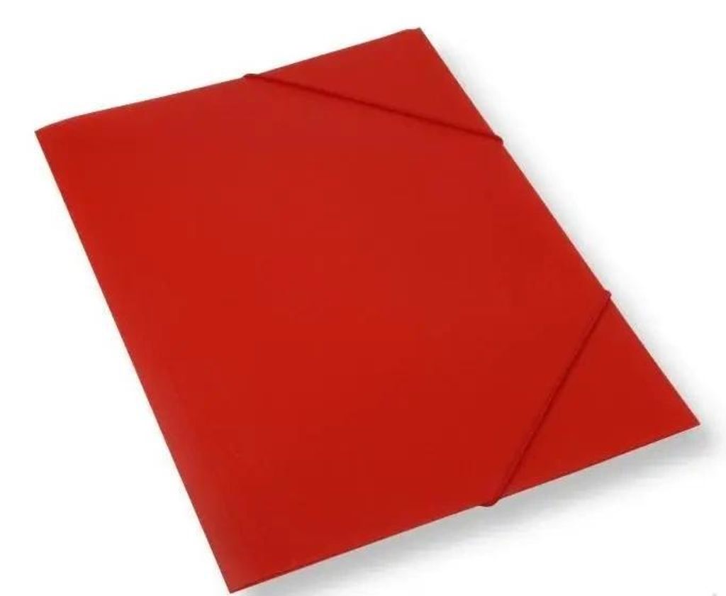 Pochette A4 avec élastique, rouge - Penword Image du produit 