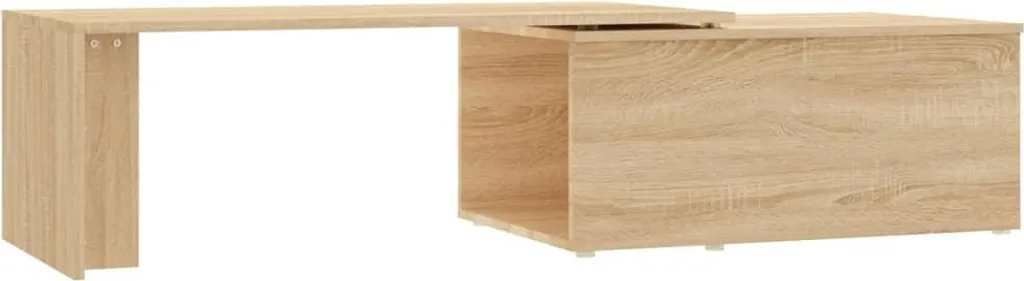 Tavolino in rovere Sonoma 150x50x35 cm materiale a base di legno - 1