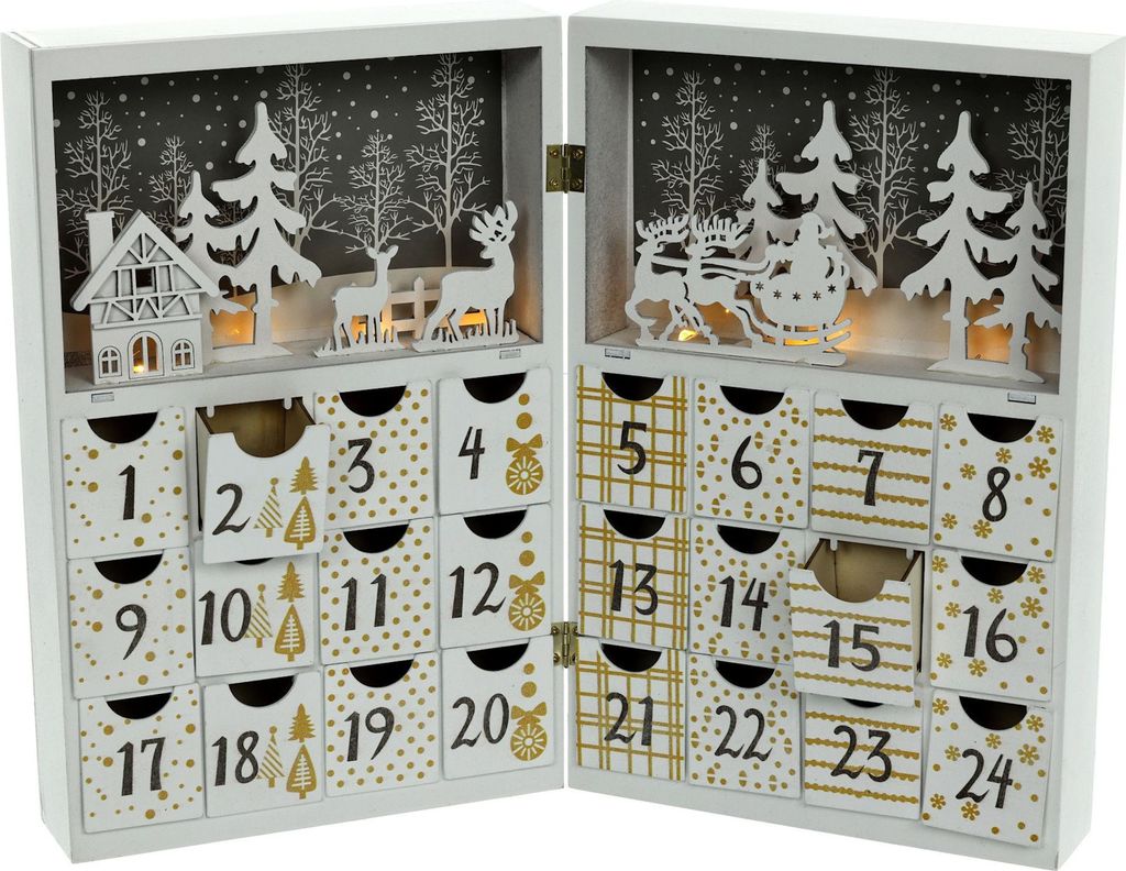 RETLUX RXL 440 Adventní kalendář s LED, velikost 39x4,5x30 Obrázek produktu 