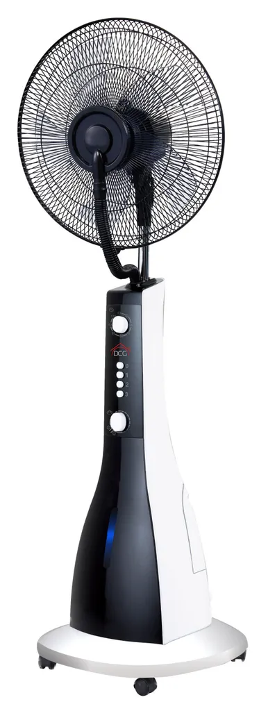 DCG Eltronic VE1900 Ventilateur de Table Noir et Blanc - Design Compact