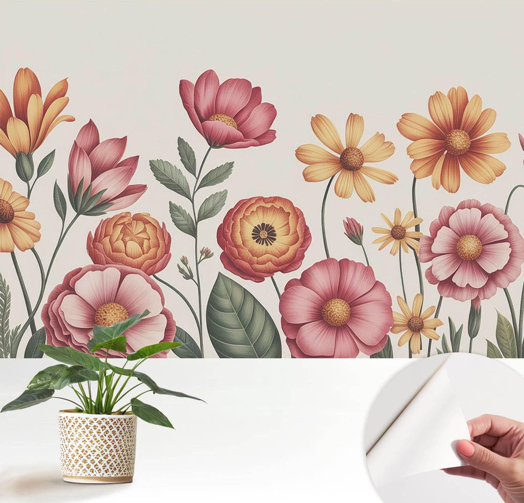 Fototapete selbstklebend - 152x104 cm - Tapete - Wandtapete - Wandbilder - Klebefolie - Dekofolie - Tapete Folie - Wand - Dekoration - Wohnzimmer -...