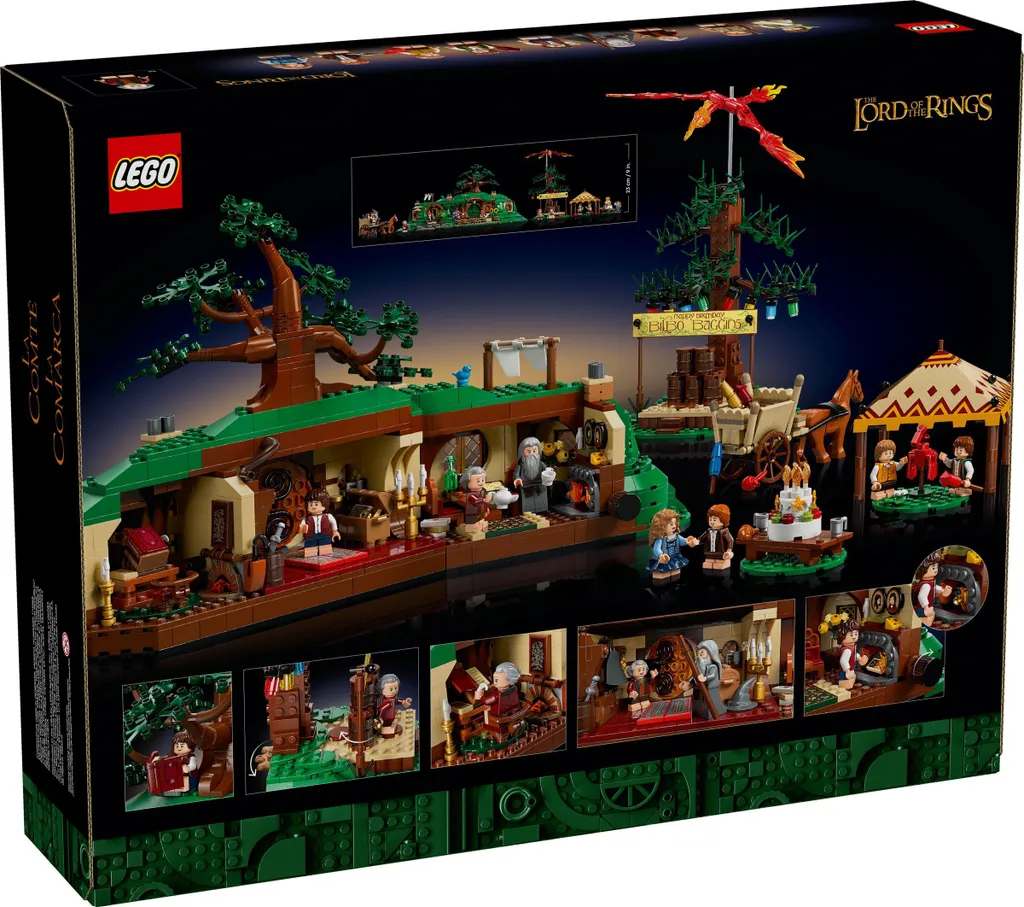 LEGO 10354 La Comté : Idée Cadeau Collector Seigneur des Anneaux Adulte