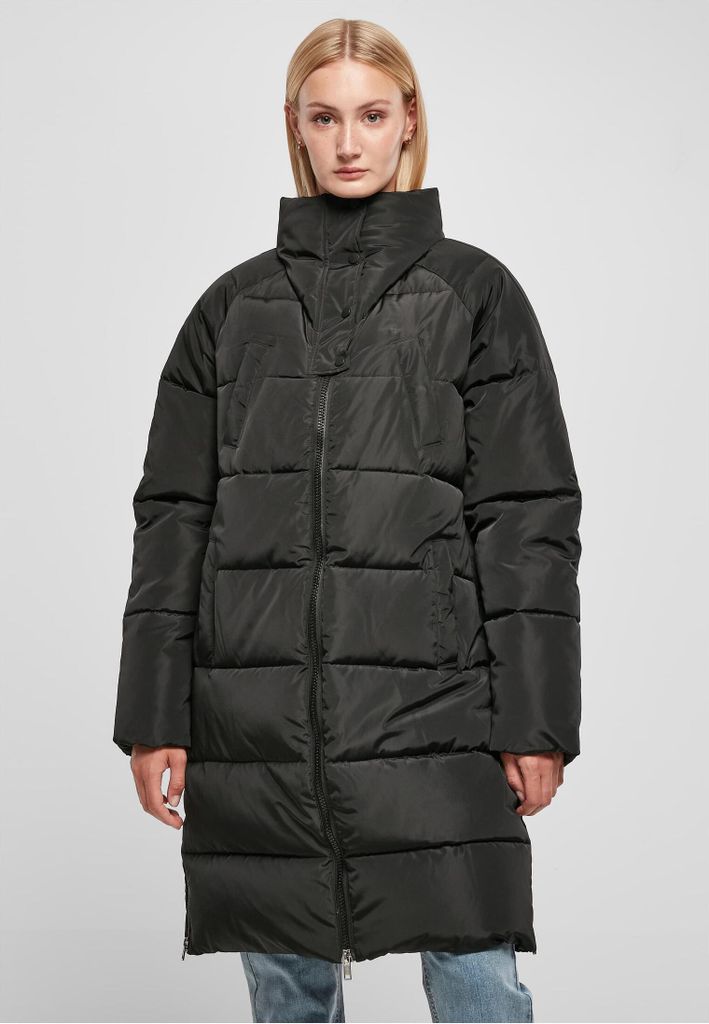 Urban Classics Ladies - High Neck Puffer Winter Mantel - S