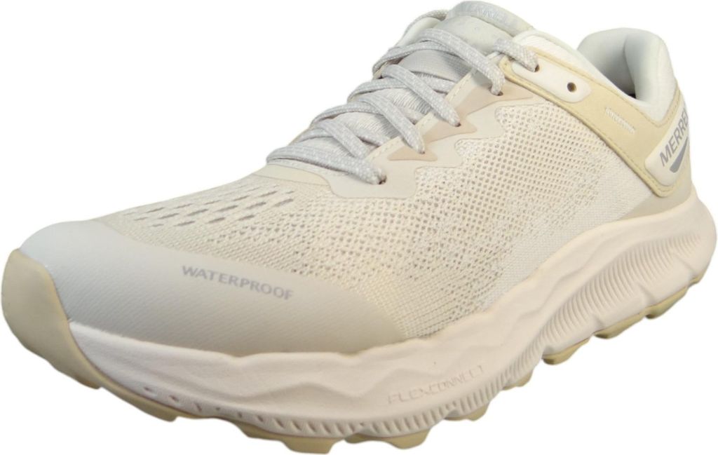 Merrell Antorra 4 WP, Damenschuhe, Trail Running, Wasserdicht, Beige - Wanderschuhe Outdoor Damen, Beige, textil/synthetik (wasserdicht)