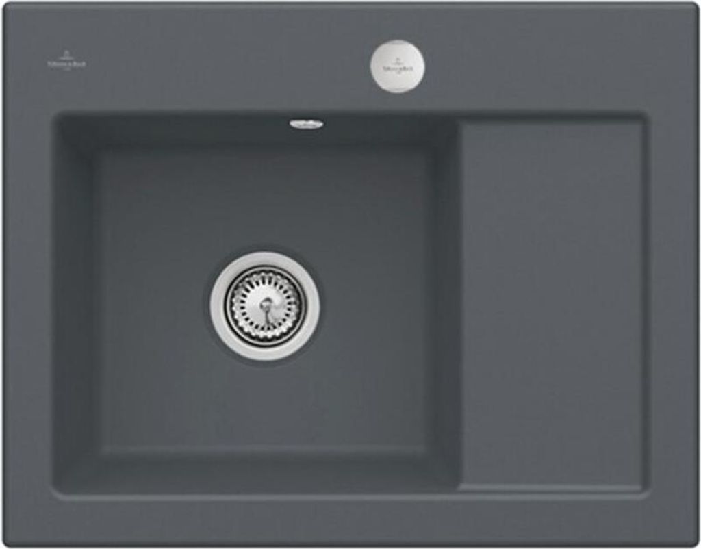 V&B Spüle Subway 45 Compact li, m Abl.garn, Exzenter, graph C-plus