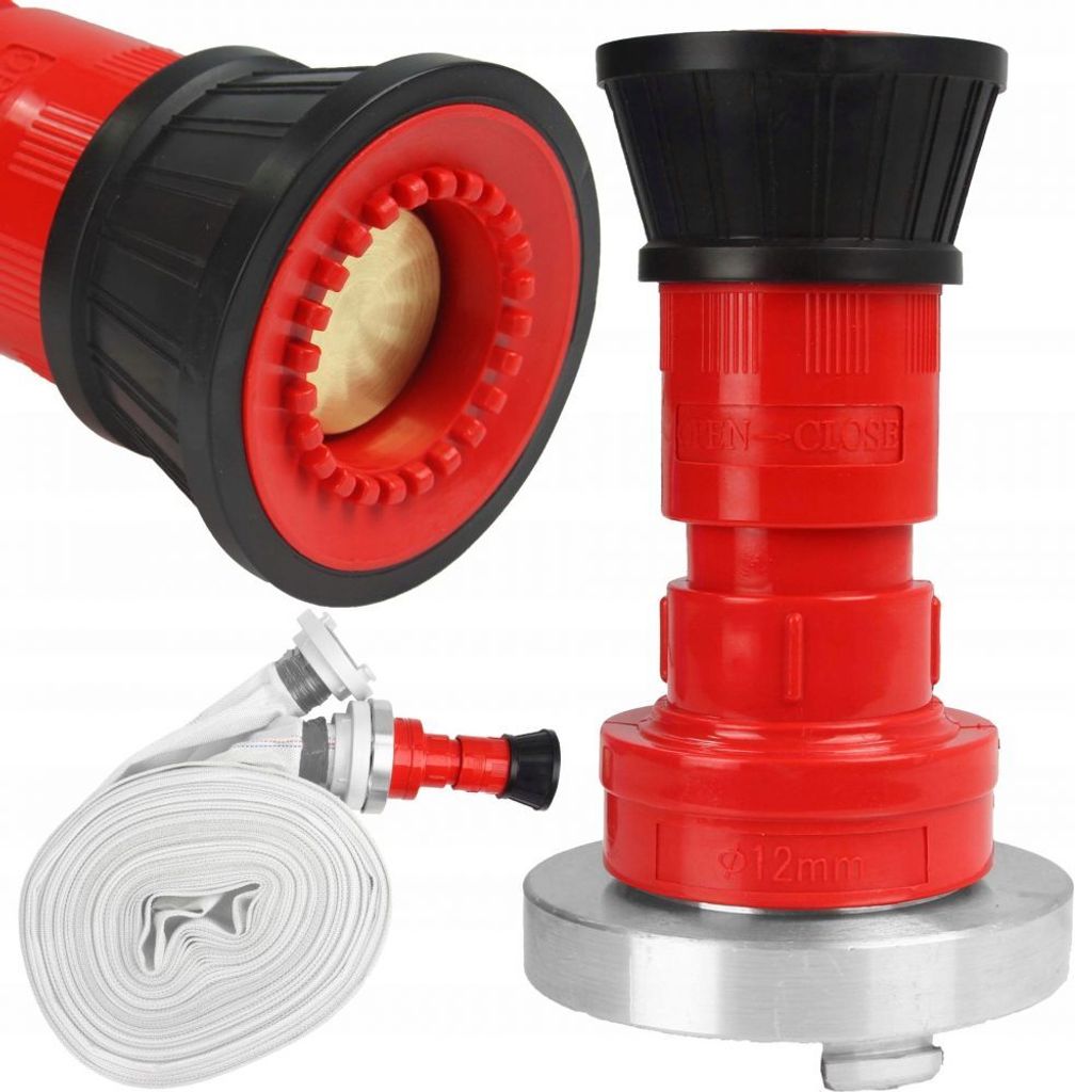 Buse d'incendie pour tuyaux d'incendie, diamètre 1 pouce, Image du produit 