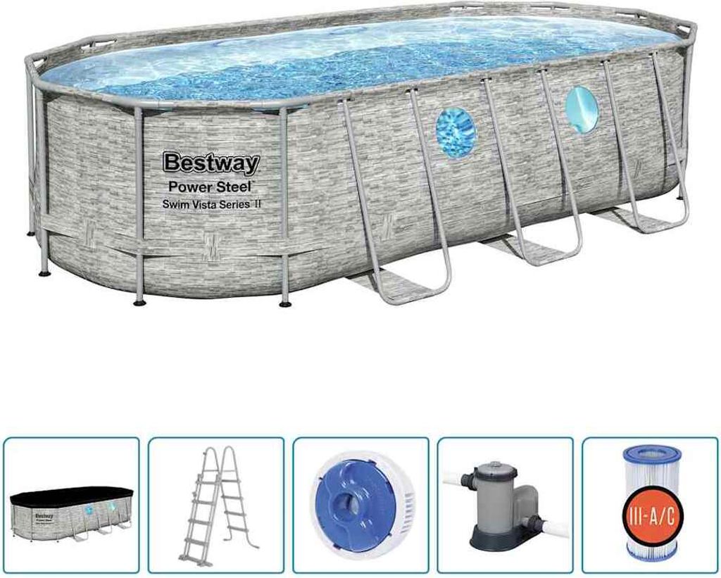 Bazénová súprava Bestway Power Steel Swim Vista Series Obrázok produktu 