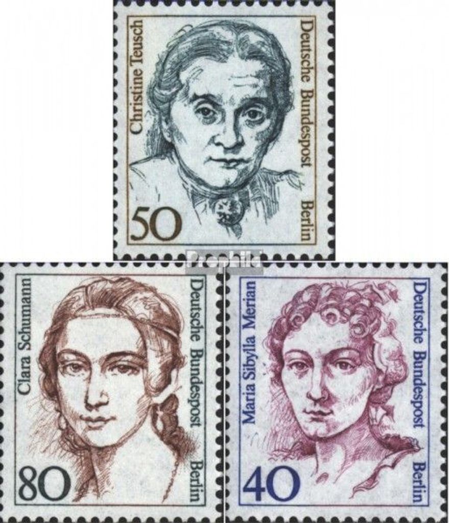 Briefmarken Berlin (West) 1986 Mi 770-771,788 (kompl.Ausg.) postfrisch Frauen
