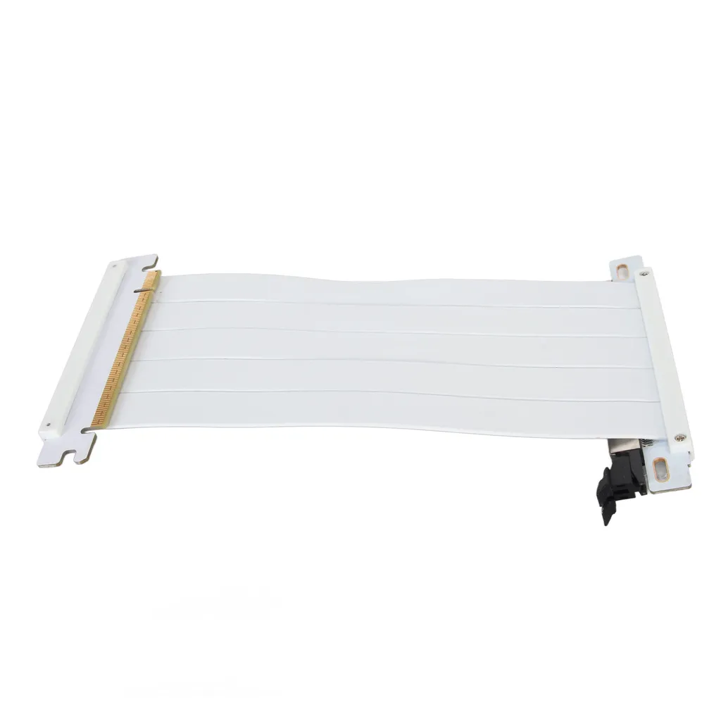 Câble Riser Vertical PCIe 4.0 pour RTX 4090 - Extension GPU 40cm Blanc