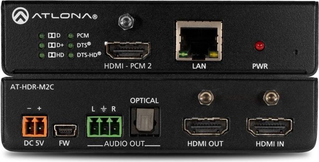 Atlona AT-HDR-M2C 4K HDR Multi-Kanal Audio Konverter Produktbild 