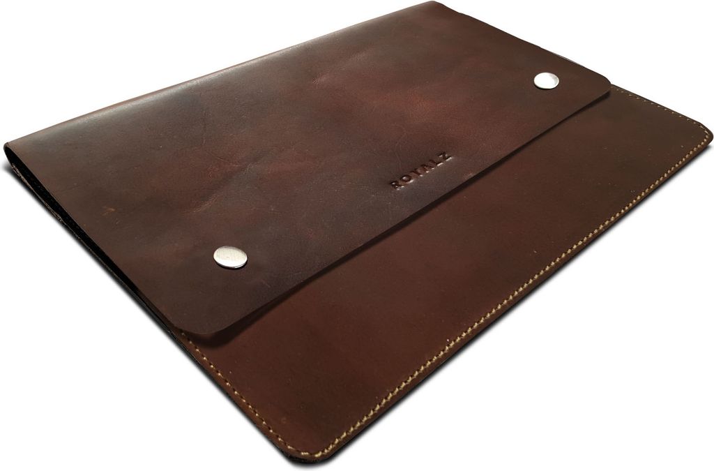 ROYALZ Ledertasche für Microsoft Surface go Schutzhülle 10 Zoll (ohne Tastatur) Flach Vintage Optik Tasche für Transport zum Schutz