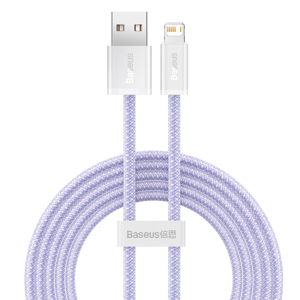 Baseus Dynamic cable USB to Lightning, 2.4A, 2m (Purple) Zdjęcie produktu 