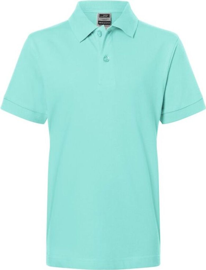 Hochwertiges Polohemd mit Armbündchen mint, Gr. XXL