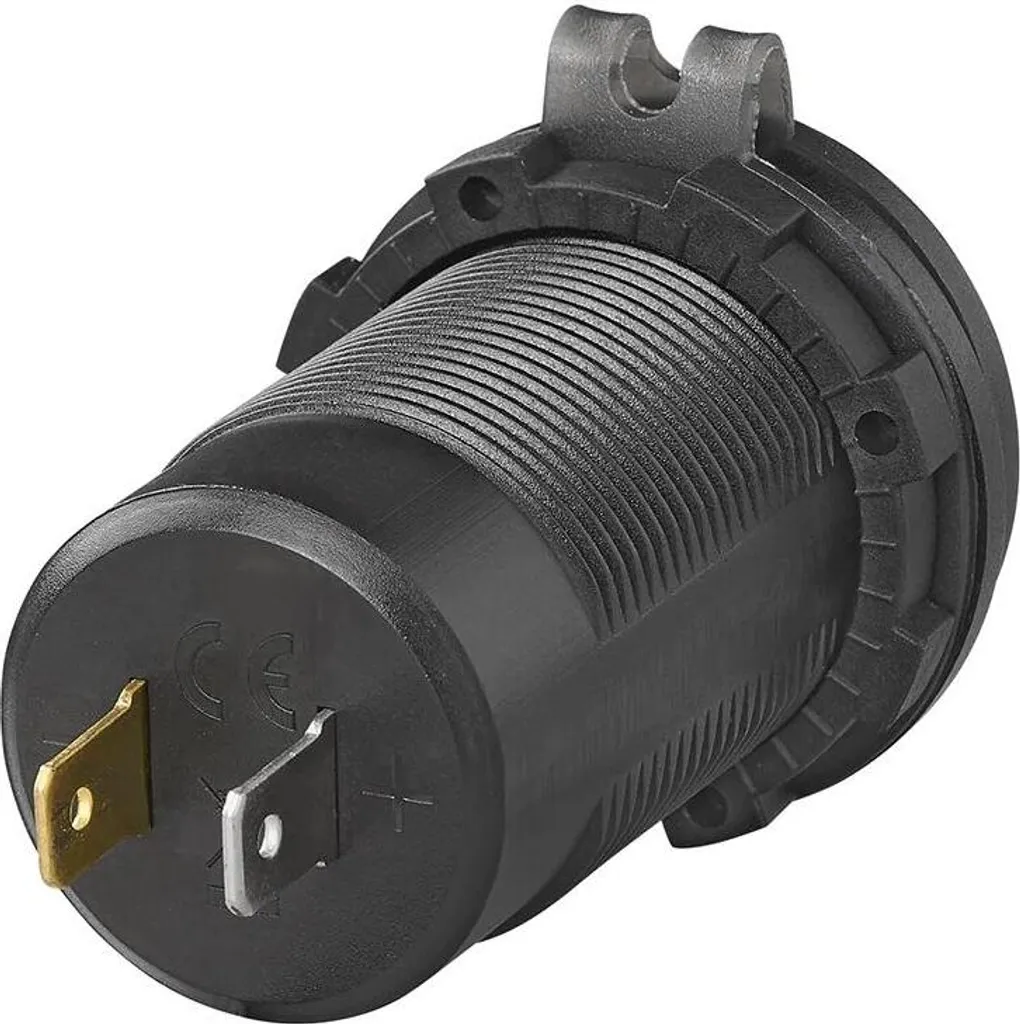 Prise USB triple charge rapide avec voltmètre numérique intégré