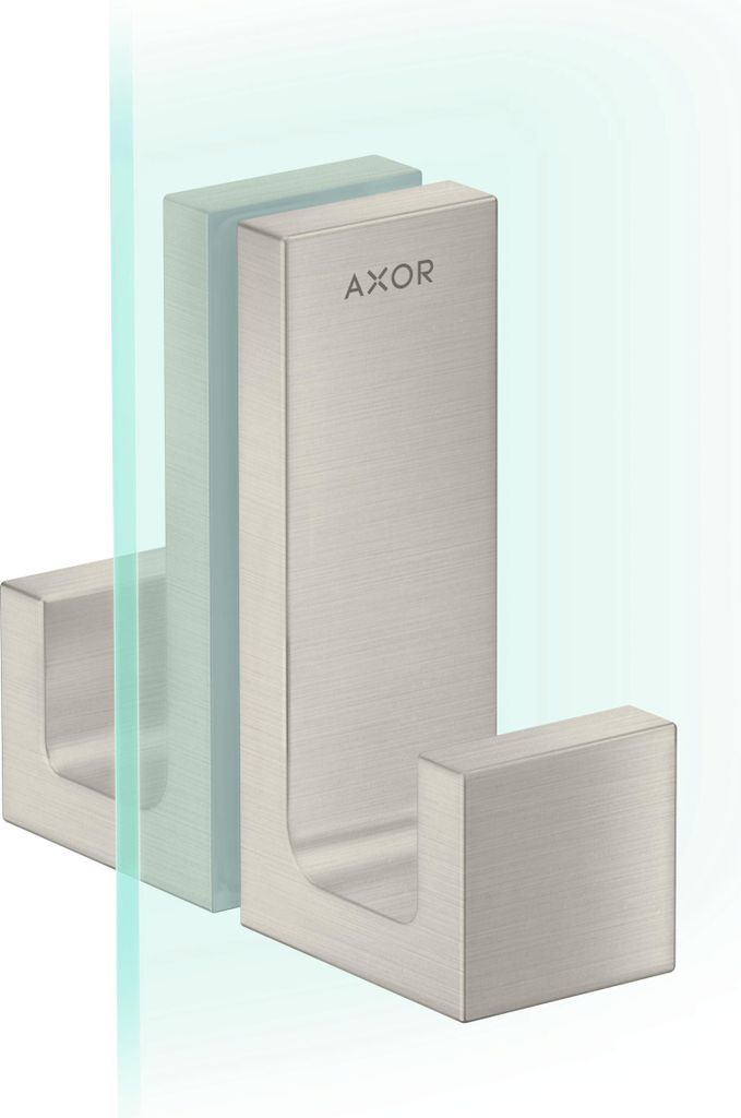 hansgrohe AXOR UNIVERSAL Rectangular Duschtürgriff, 6-12mm Glasdicke, Metall, 42639800