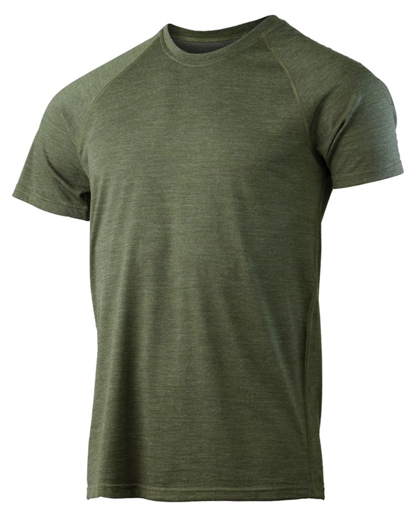 QUIDO Herren Merinowoll-Kurzarm-T-Shirt