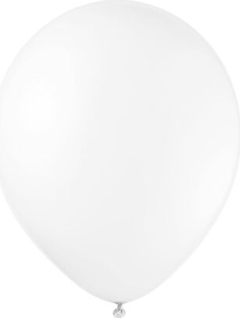 Luftballons aus Naturkautschuklatex 300 Stück weiß Ø36cm für Luft- und Heliumfüllung