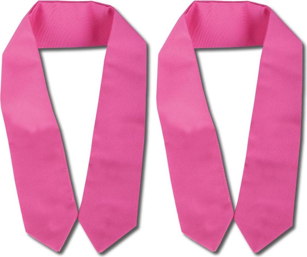 Raffhalter 2er Pack inkl. Befestigungsösen für Gardinen, Farbe: Pink