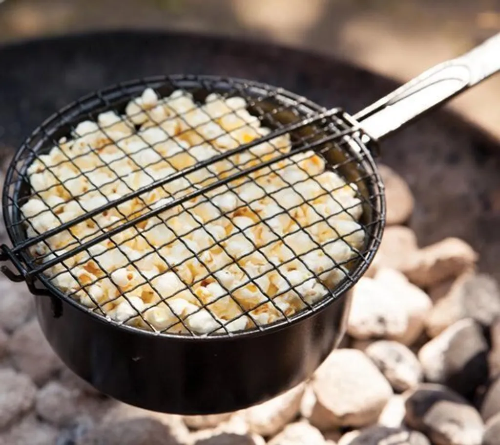Cuisinez du pop-corn sans brûlures avec la poêle à long manche FF157 - 11