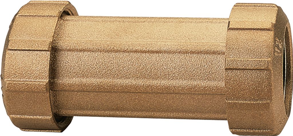 MS-Kupplung gerade-lang, 2 x 40mm Verschraubung für PE- Rohr