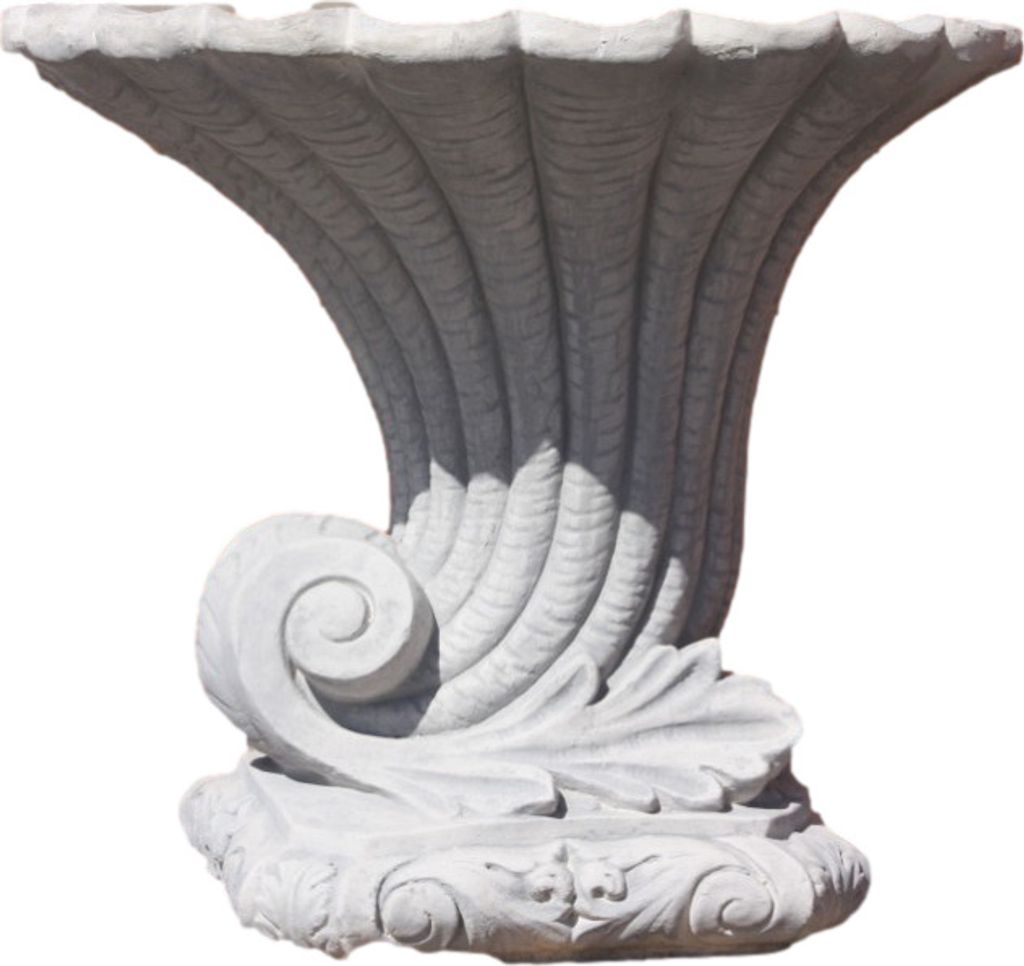 Schöne Amphore Füllhorn Groß aus Steinguss perfekt für den Garten die Terrasse oder den Vorgarten ist Witterungsbeständig und Neu 69cm H, PO-1524