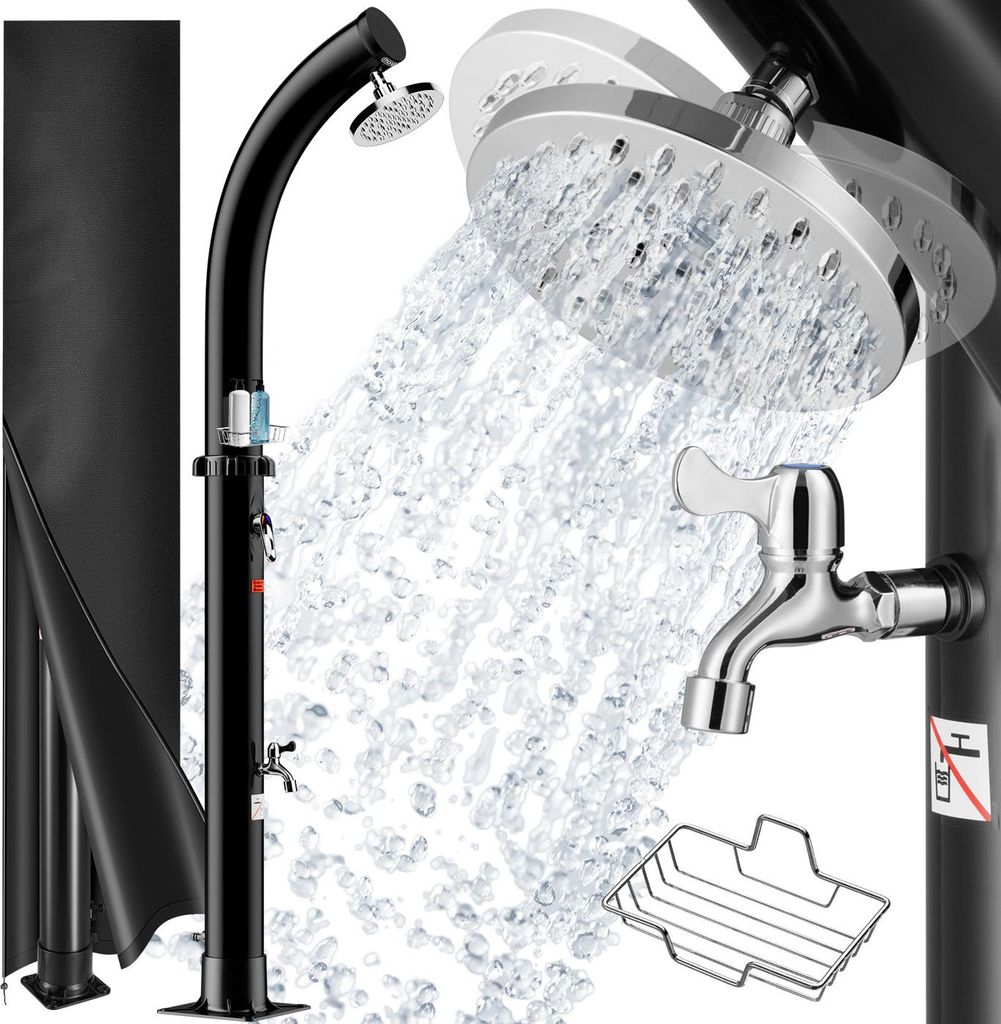 Monzana Douche de jardin solaire 20 L Bow Douche solaire Image du produit 