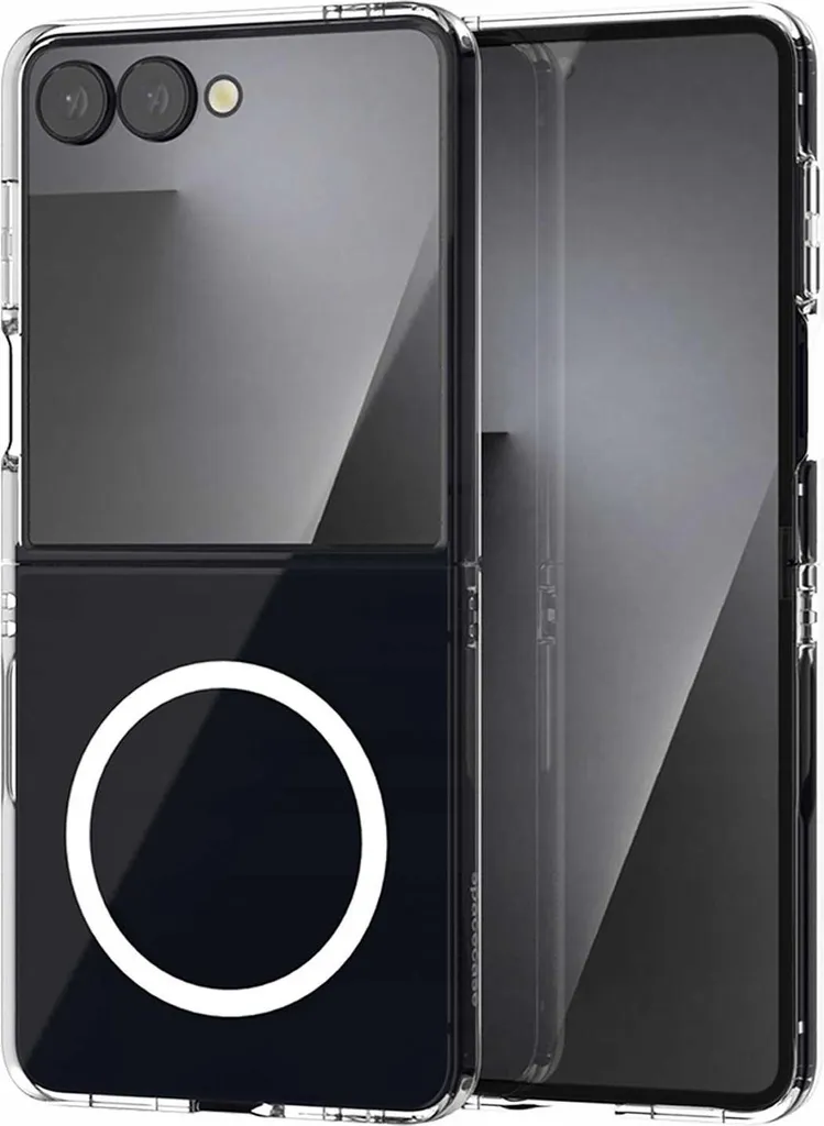 Spacecase Crystal MagCase Galaxy Z Flip 7 - Coque Transparente Magnétique