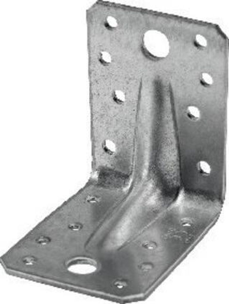 GH Winkelverbinder 70x55x70mm - Befestigungswinkel mit ETA-Bewertung, Eckverbinder Metallwinkel, Stahl feuerverzinkt Greenline - 100 Stück