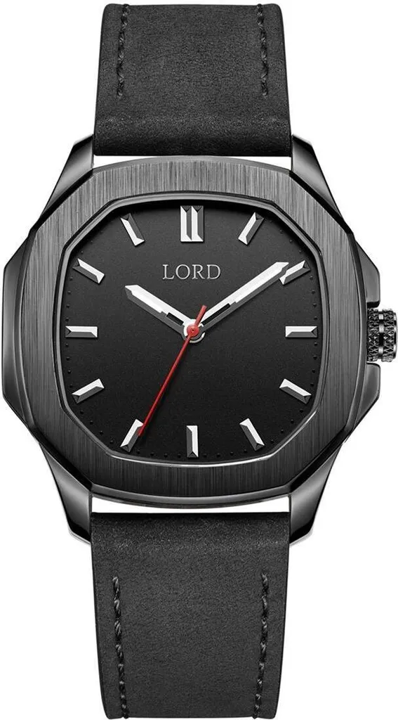 Montre Astro Knight Black Leather - Cadran Astronomique et Cuir Noir