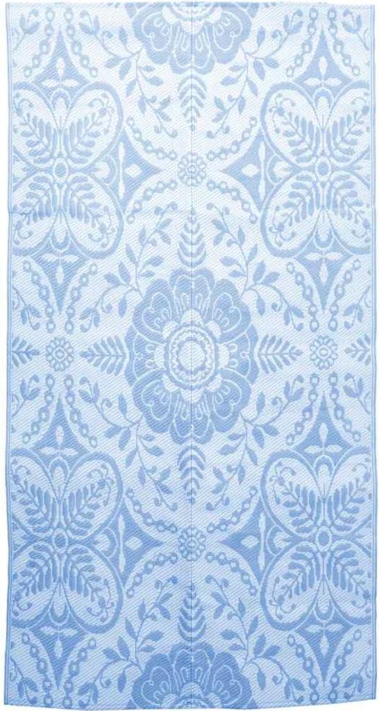 vidaXL Outdoor-Teppich ARAKIL Babyblau 120x180 cm PP
