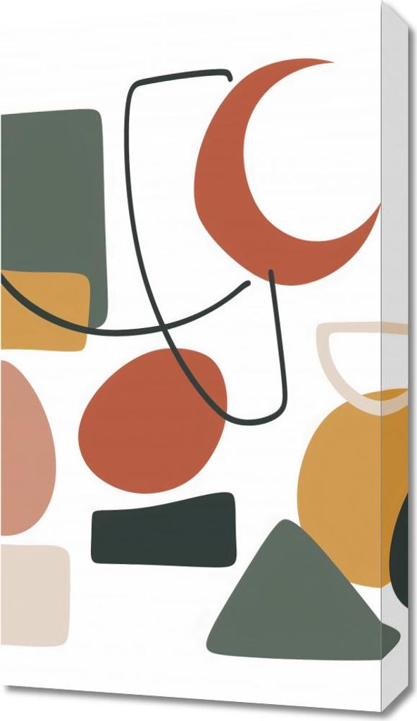 Bild 40x70cm Befreite Formen