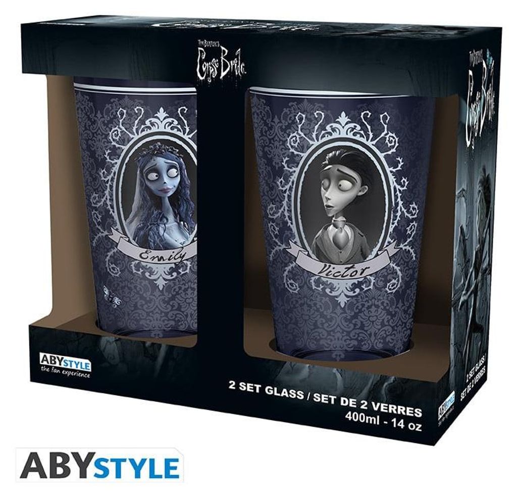 ABYstyle - CORPSE BRIDE - Victor & Emily - 2 Glasses XXL Zdjęcie produktu 
