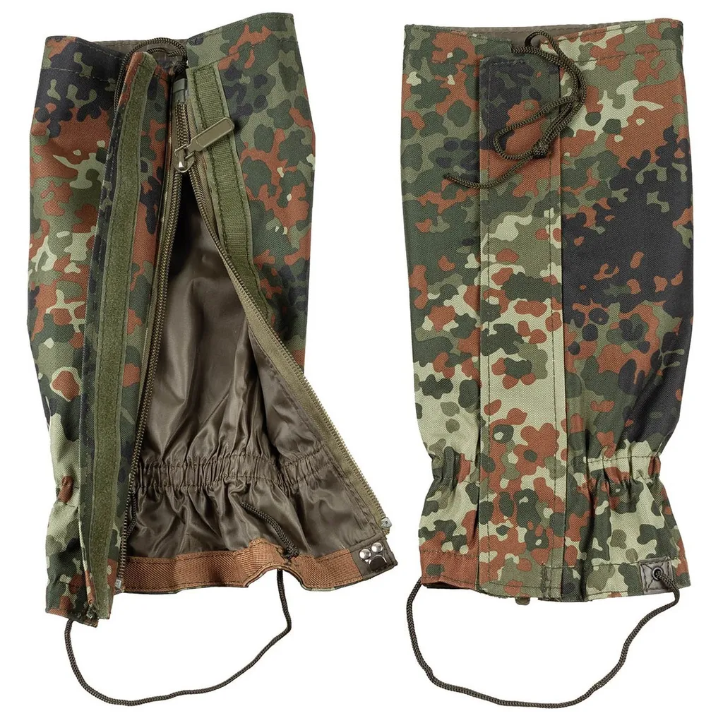 Guêtres imperméables BW Camo en tissu laminé ultra résistant et durable