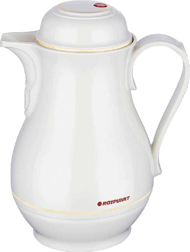 ROTPUNKT Isolierkanne Coffee-Butler Kunststoff 1 Liter weiß Produktbild 