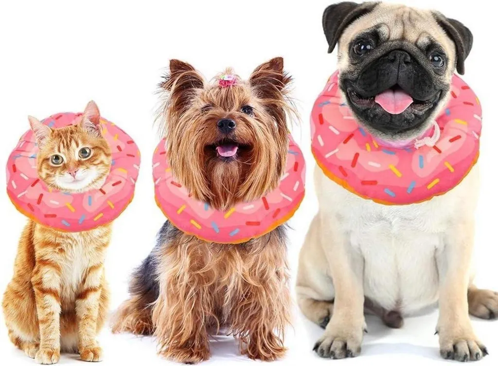 Collerette Chat Rose Xinzistar M Donut - Collier Cervical Souple - 5