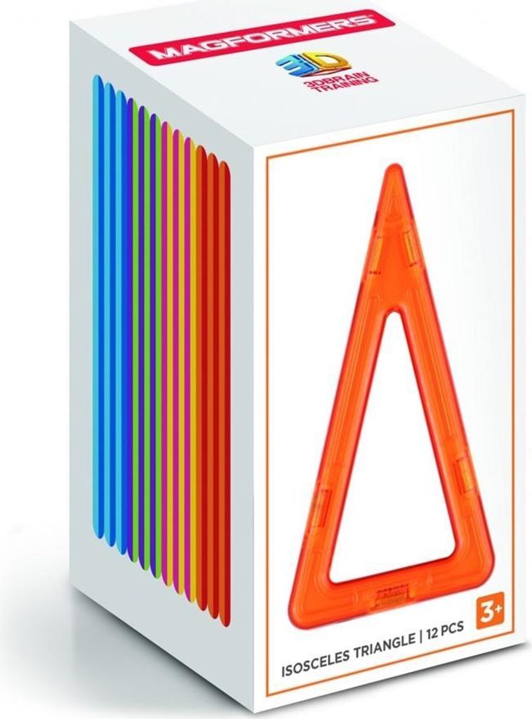 Magformers Jednoduchá sada vysokých trojúhelníků 12el Obrázek produktu 