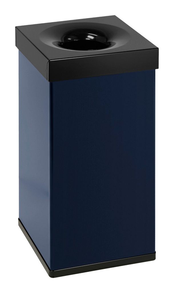Dutch Design Abfallbehälter Carro-Flame 55 Liter blau, schwarz (31004324)