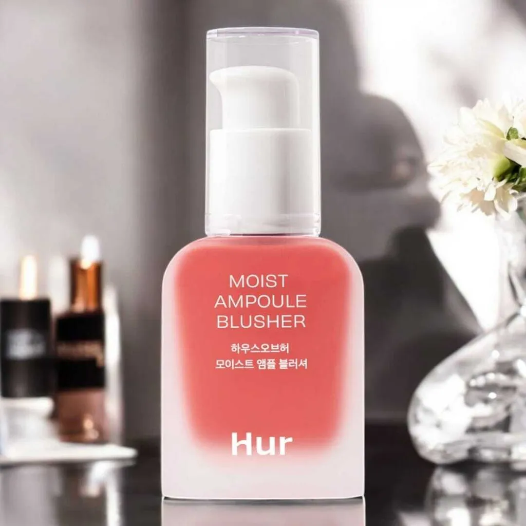 Blush Liquide Hydratant House of Hur 05 Peach Coral pour Teint Frais