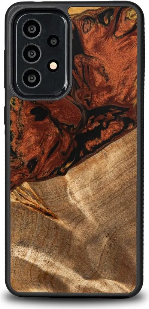 Custodia di Lusso Bewood Samsung Galaxy A33 Fuoco | Legno Pregiato
