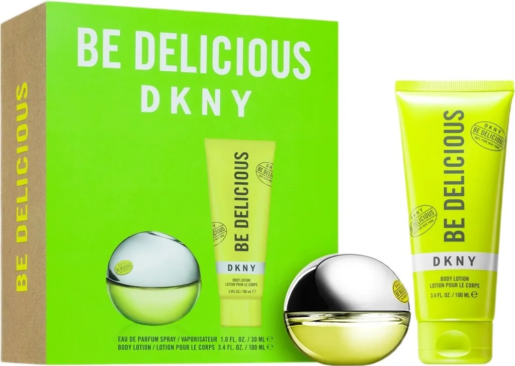 DKNY Be Delicious Coffret Fraîcheur Pomme Verte Eau de Parfum et Soin Corps