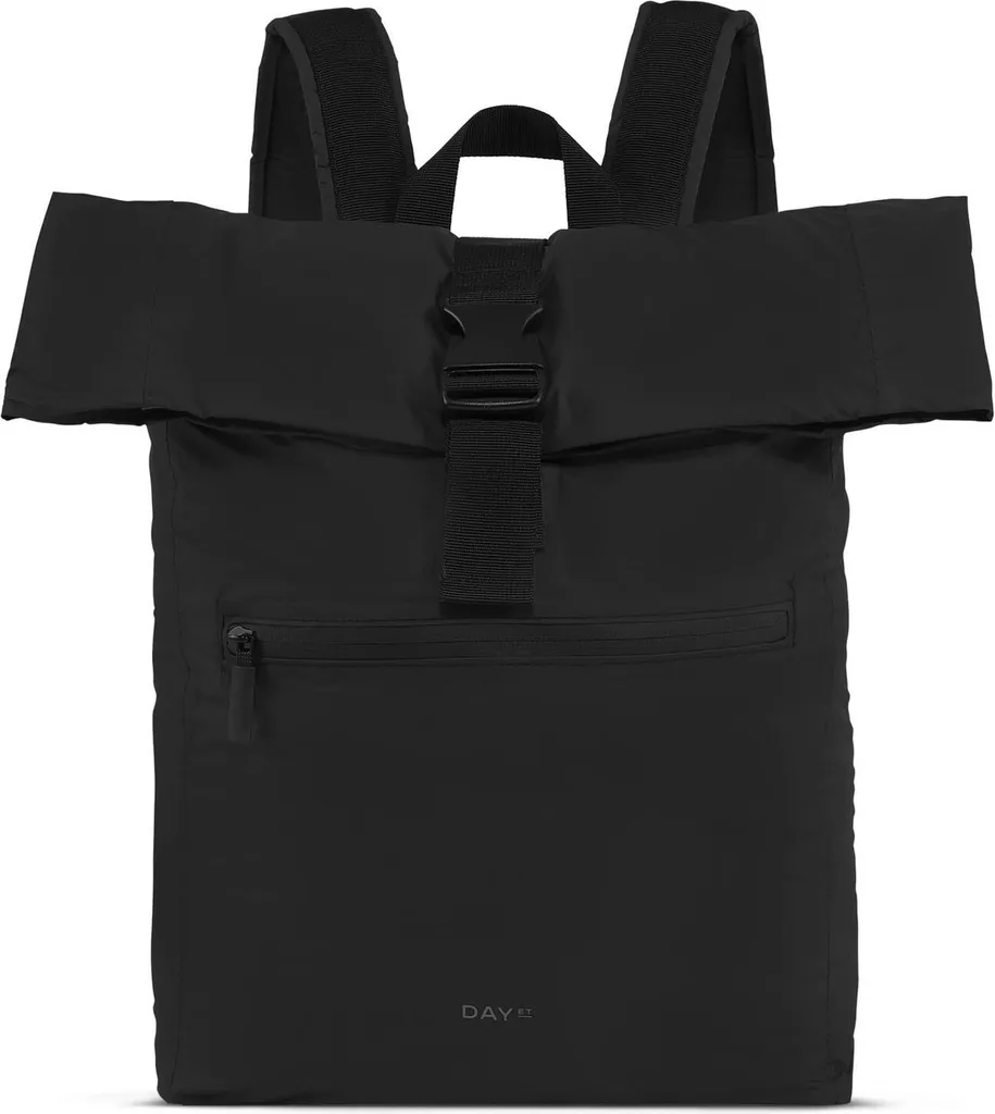 Sac à dos vélo urbain DAY ET No Rain noir rolltop idéal pour la pluie